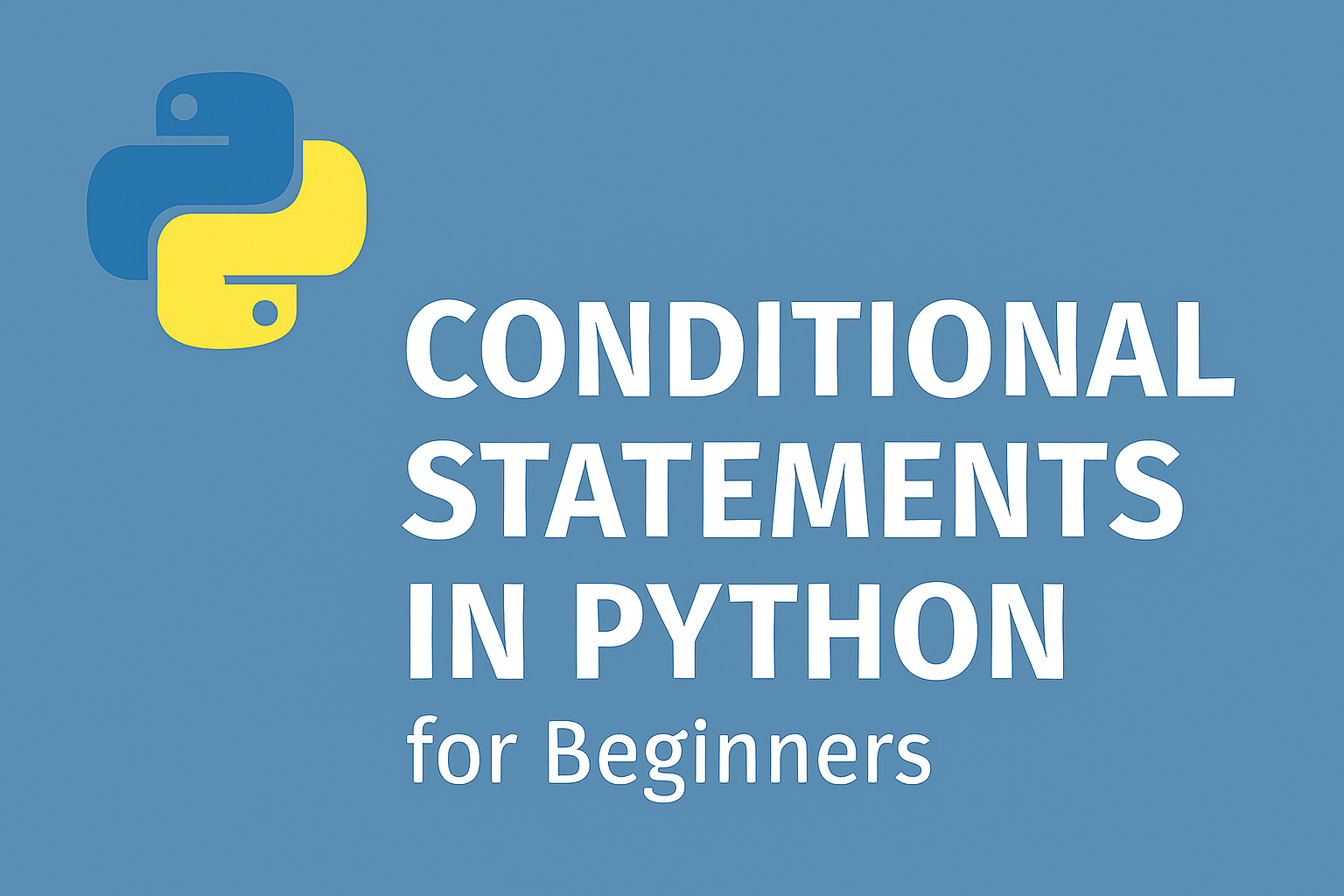 Conditional Statements in Python