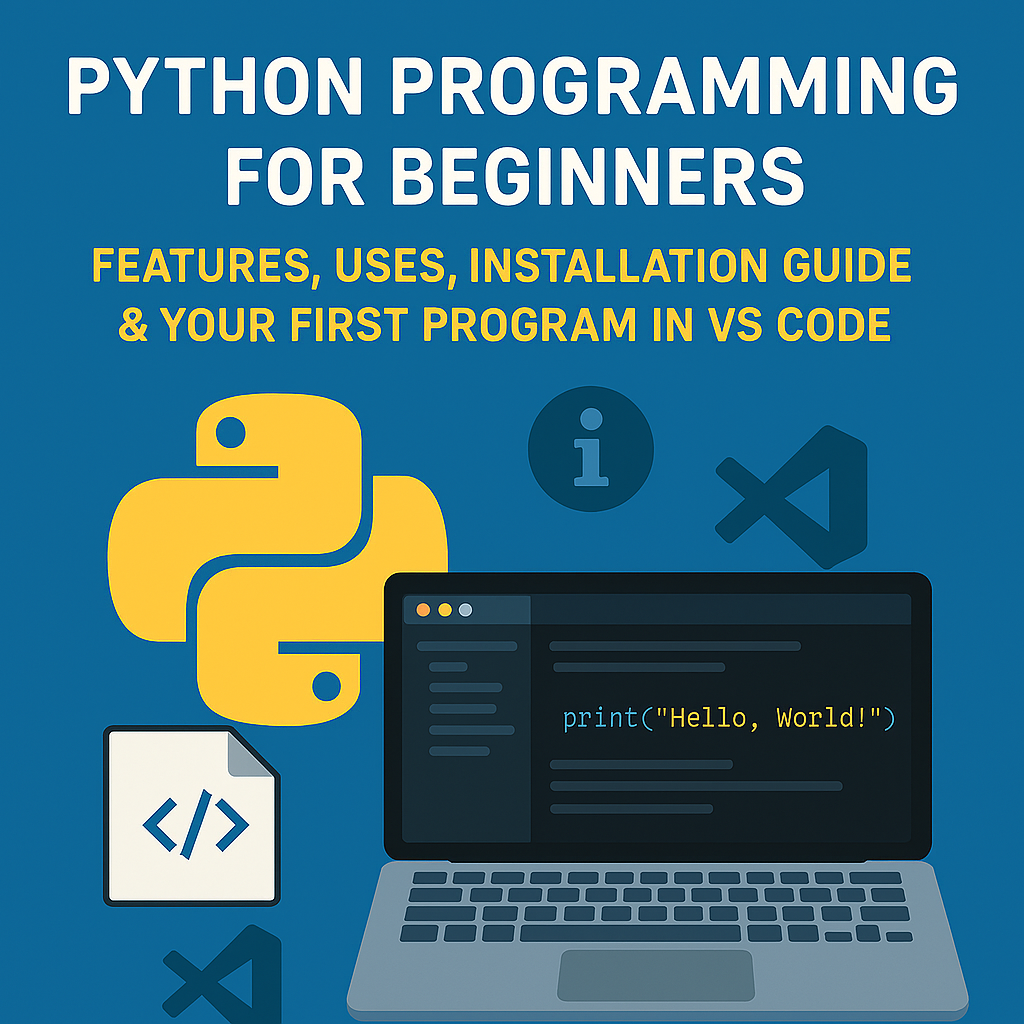 Python Programming for Beginners: Features, Uses, Installation Guide & Your First Program in VS Code